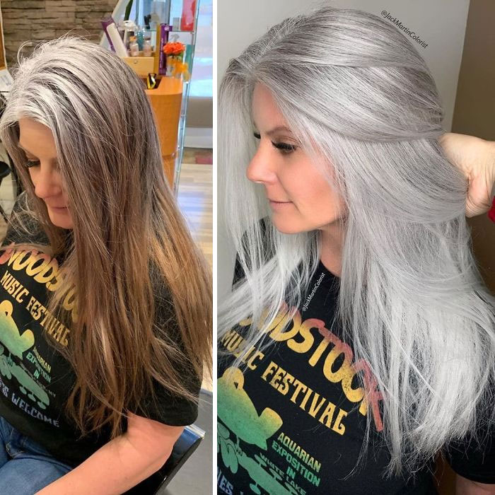 50 Jaw-Dropping Gray Hair Glow-Ups By Celebrity Color Wizard Jack Martin