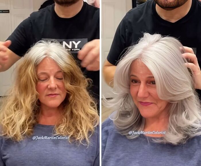 50 Jaw-Dropping Gray Hair Glow-Ups By Celebrity Color Wizard Jack Martin