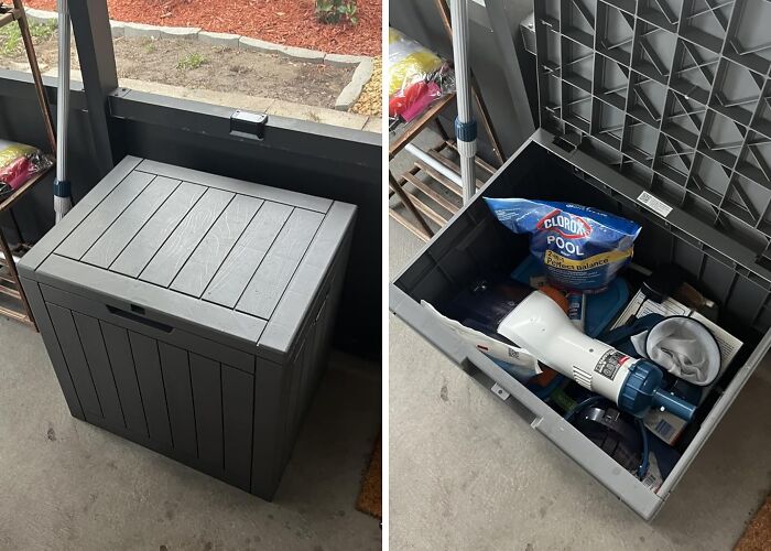 Stop Your Patio Pillows From Transforming Into Soggy Messes With This Outdoor Storage Box