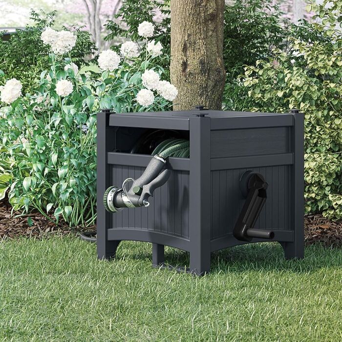 Keep Your Garden Hose From Turning Into a Cracked Mess with This Storage Box