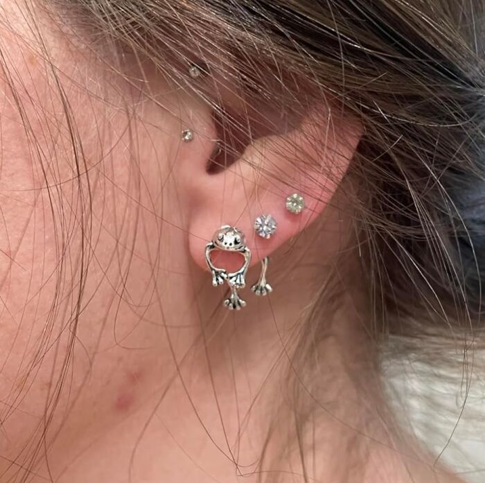 Two Tiny Frogs, Judging Silently From Your Ears, With These Charming Froggy Earrings