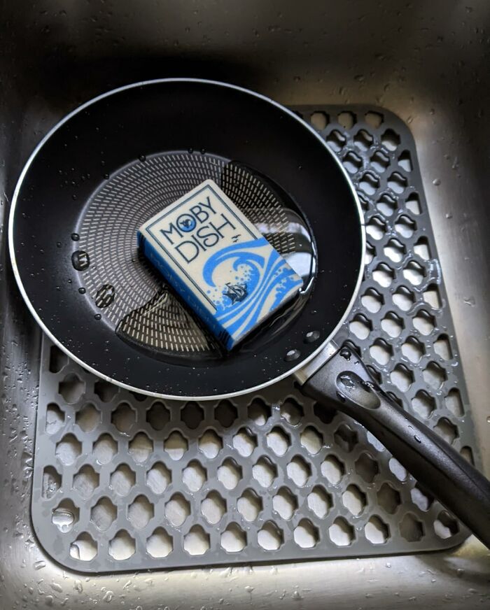 Make Doing Dishes Feel A Little Less Like Chores With These Clever Book-Shaped Sponges