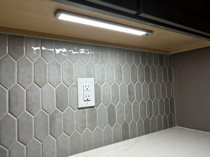 Give Your Kitchen Counters A Fancy Glow With These Rechargeable Under Cabinet Lights