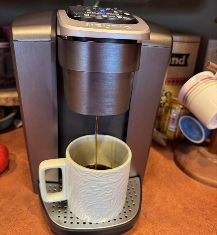 Cut Your Morning To Kitchen Stumble Time With This K-Cup Pod Coffee Maker