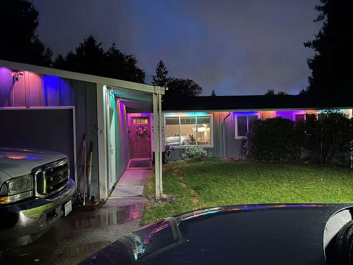 Make Your House The Star Of Every Holiday With These Colorful Permanent Outdoor Lights