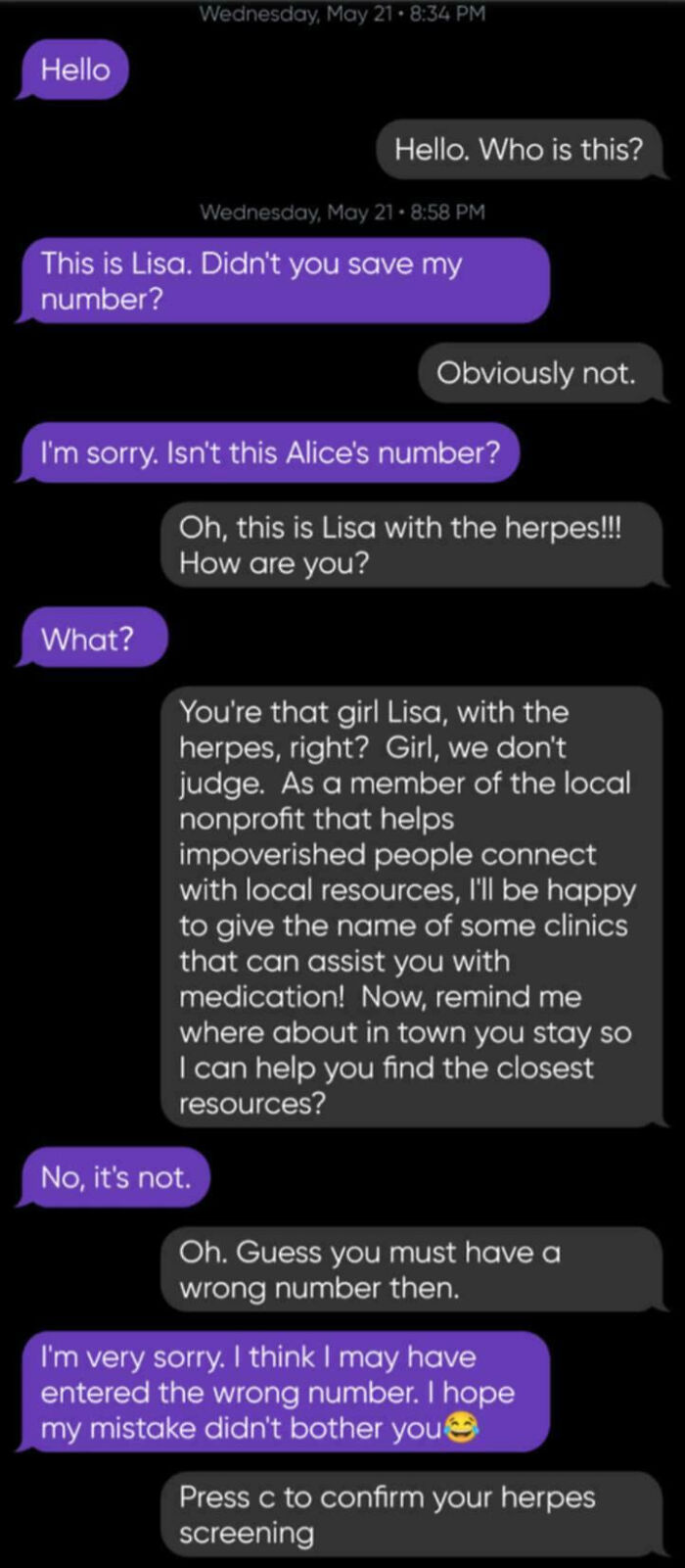 Lisa Said 'No Thanks' To Scam Help