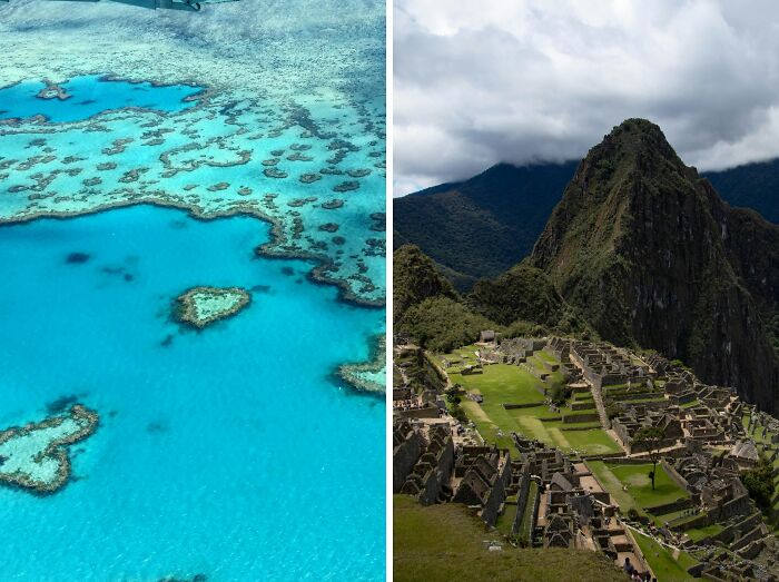 Swim the Great Barrier Reef or hike Machu Picchu?