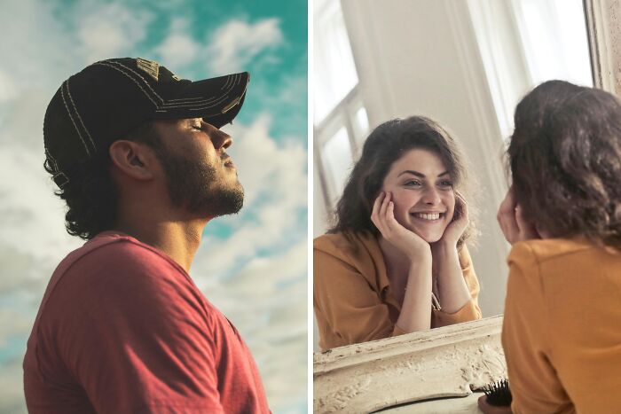 Always calm and confident or always positive and motivated?