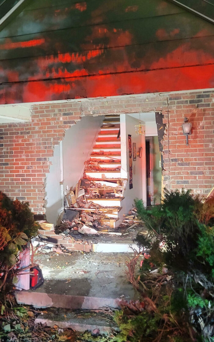 Drunk Driver Crash-landing Through Our Front Door