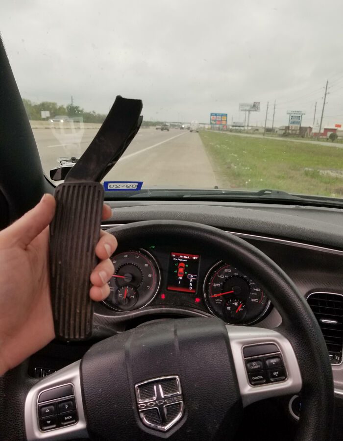 My Go Pedal? Yeah, It Just Fell Off.