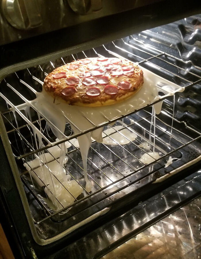 My Daughter’s Genius Idea: Plastic Cutting Board = Pizza Pan? Nope!