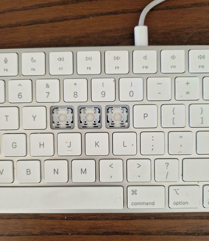 Vacuumed My Apple Keyboard. Guess What?