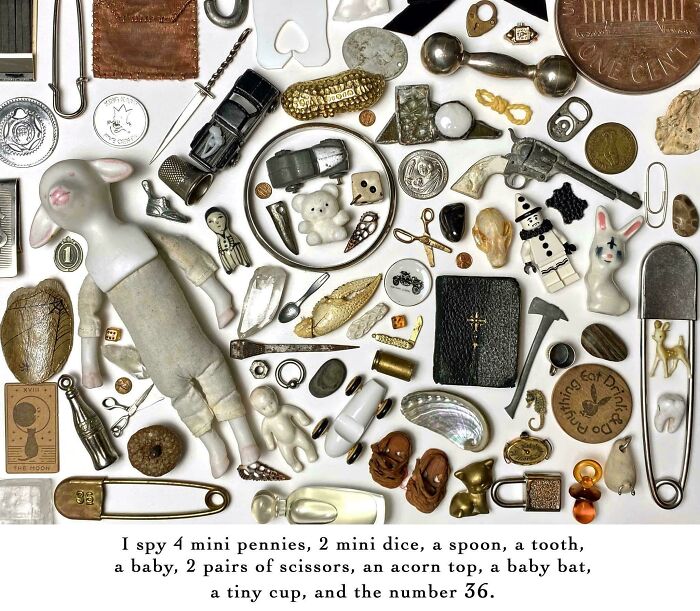 Made An I Spy Page Using Some Of My Trinkets