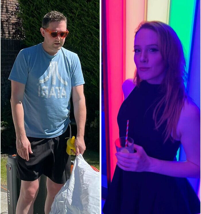 Sad Dude Turns Happy Lady