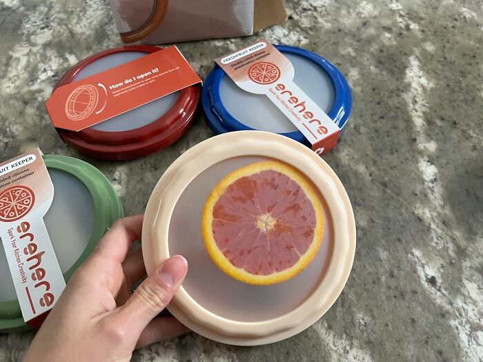 Give That Sad Half Onion In Your Fridge A Proper Home With This Silicone Storage Container