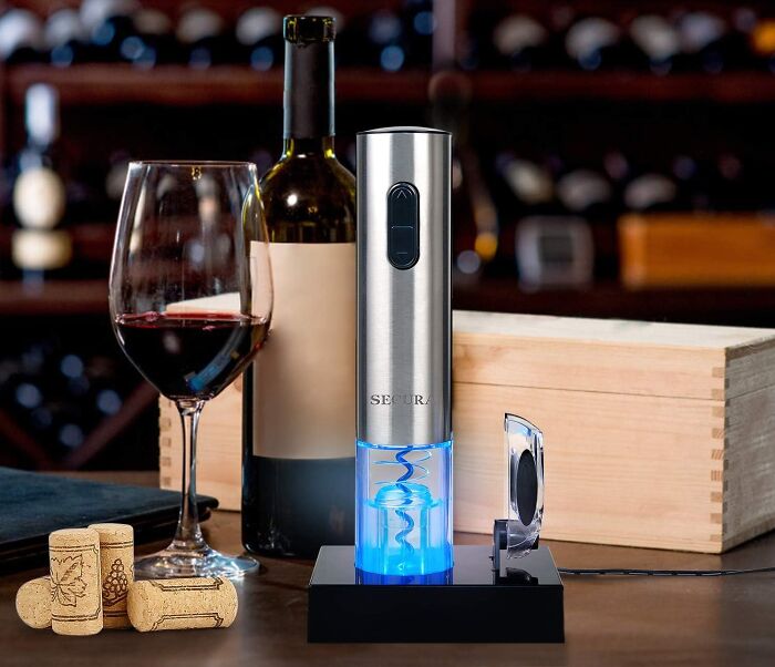 Never Struggle With Wine Again Thanks To This Electric Opener