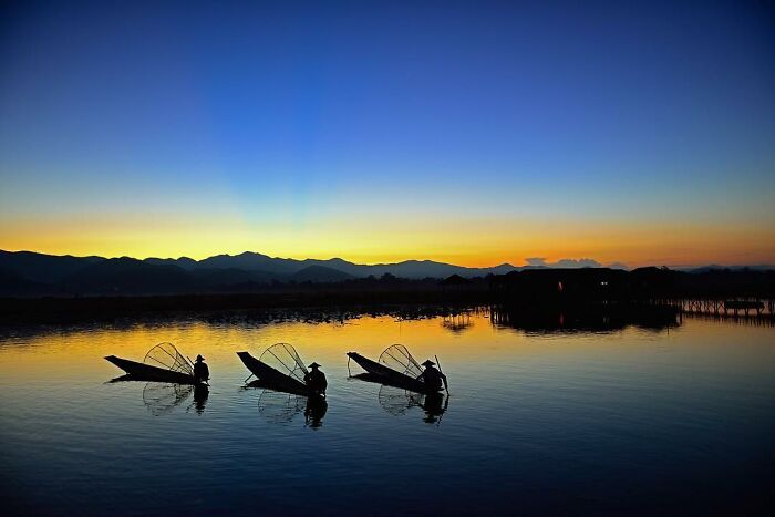 Fishing Dream Team At Inle Lake, Myanmar