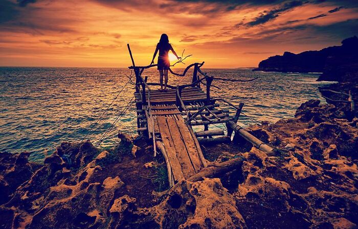 Waiting For A Sunset Show, Timang Beach