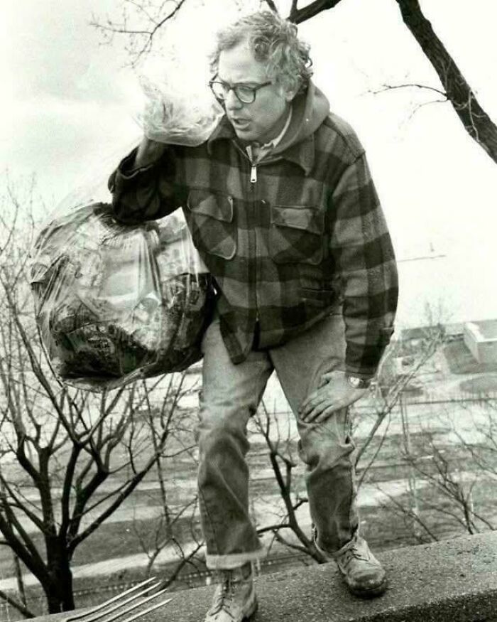 Bernie Sanders Cleaning Up His Own Park – Burlington, 1981