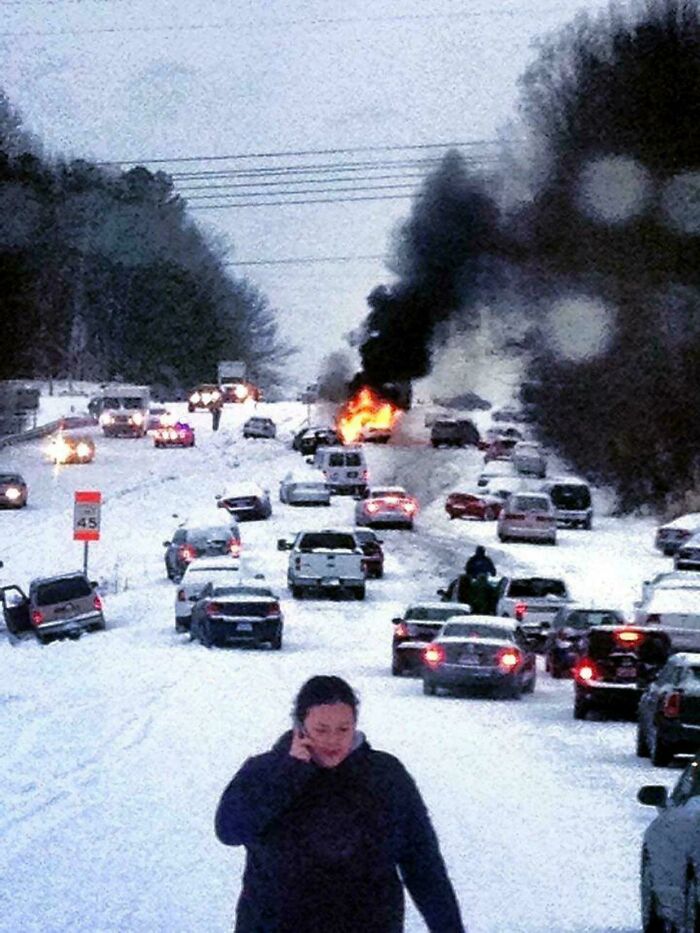 Snow Day in Raleigh, North Carolina, 2014
