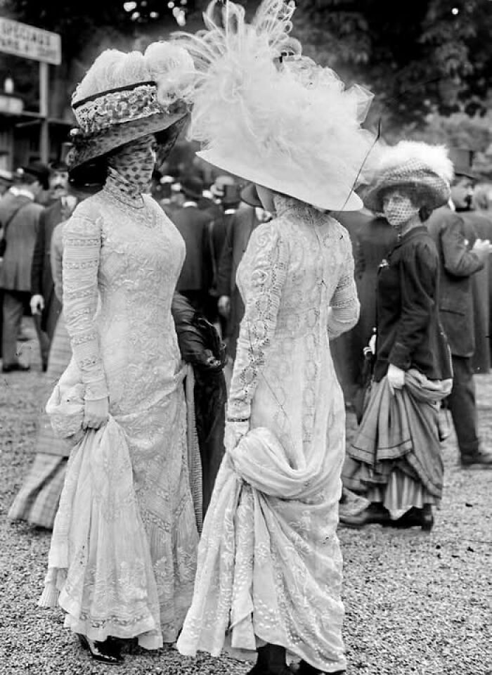 Fancy Hats at the Races, 1910: Big Hats, Bigger Drama