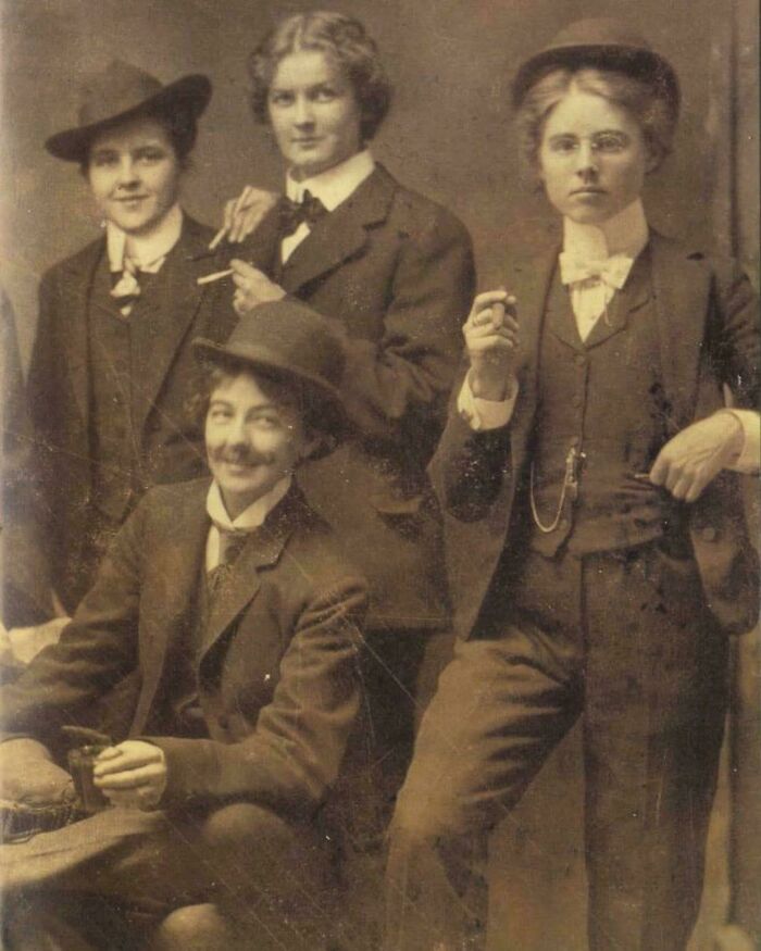 Women Rocking 3-Piece Suits with Serious Style, Circa 1896