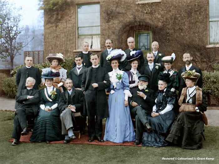 The Vicar’s Wedding, 1908: Church Looks and Cheers