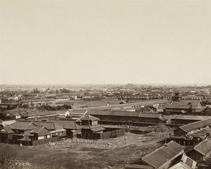 Tokyo, Japan, 1870s: Wooden Houses & Narrow Strolls