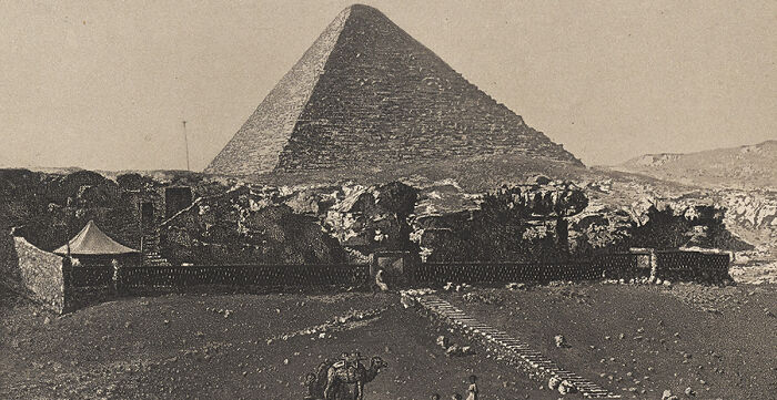 Cairo, Egypt, 1839: The Pyramids Say Cheese
