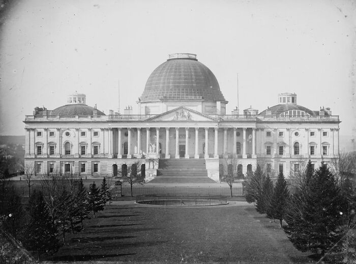 Washington D.C., USA, 1846: Capitol in the Making