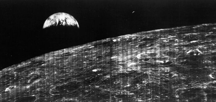 Earth’s First Moonside Selfie, 1966