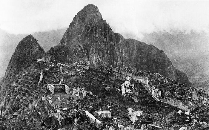 Machu Picchu’s First Ever Photo, 1912