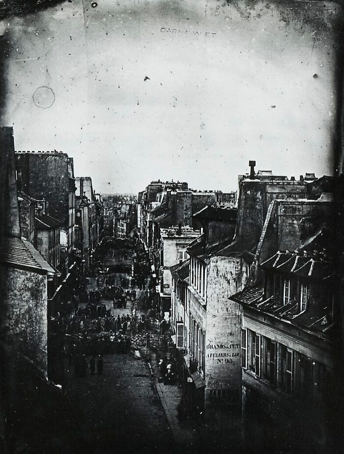 Paris Barricades: The First Live News Photo, 1848