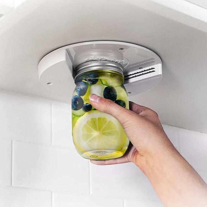 Twist And Shout No More! This Under Cabinet Jar Opener Is Here To Save The Day