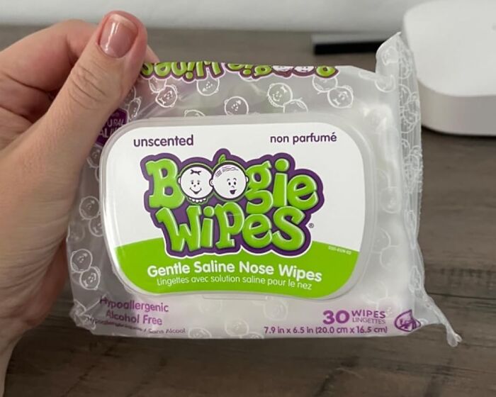 Save Their Poor Noses With Gentle Unscented Boogie Wipes