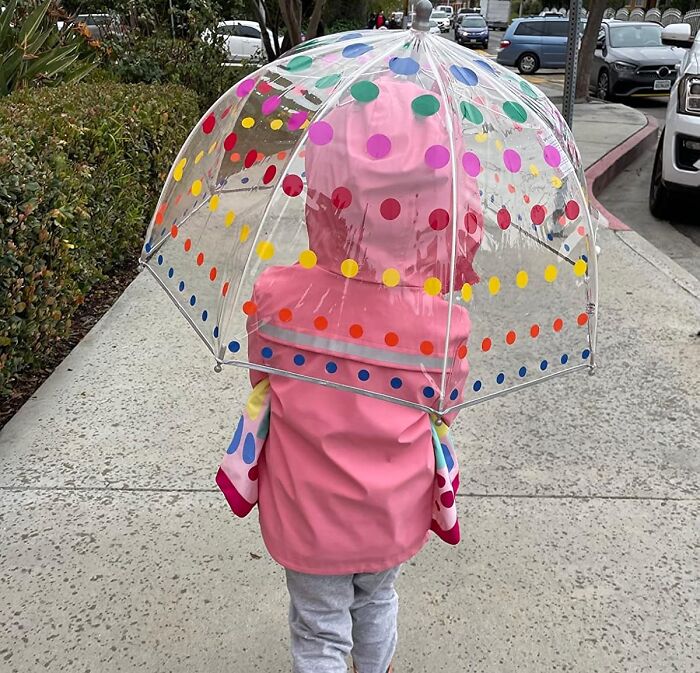Keep Drizzly Days Fun And Dry With Clear Dome Umbrellas For Kids