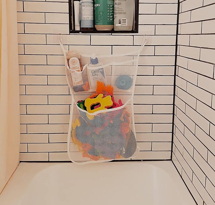 Turn Bath Time Into Fun Time With The Tub Cubby Toy Organizer
