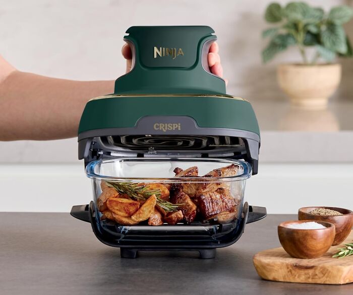 5-In-1 Portable Glass Air Fryer: Counter Saver Meets Flavor Boss