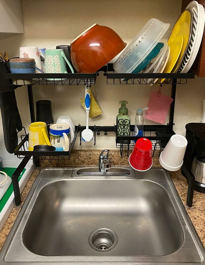 Over Sink Drying Rack: Wet Dishes No Longer Own Your Counter