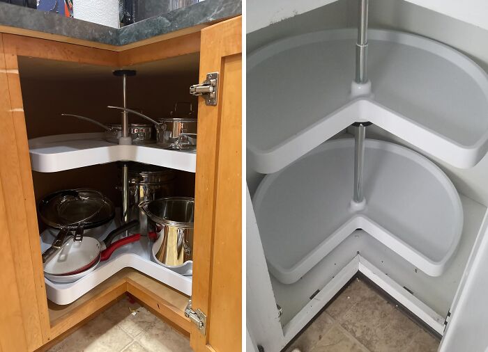 Rev-A-Shelf Lazy Susan: Turn Corner Cabinets Into Treasure Chests