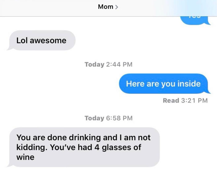 Parents Sending Insane Texts: Waiting For The Drama?