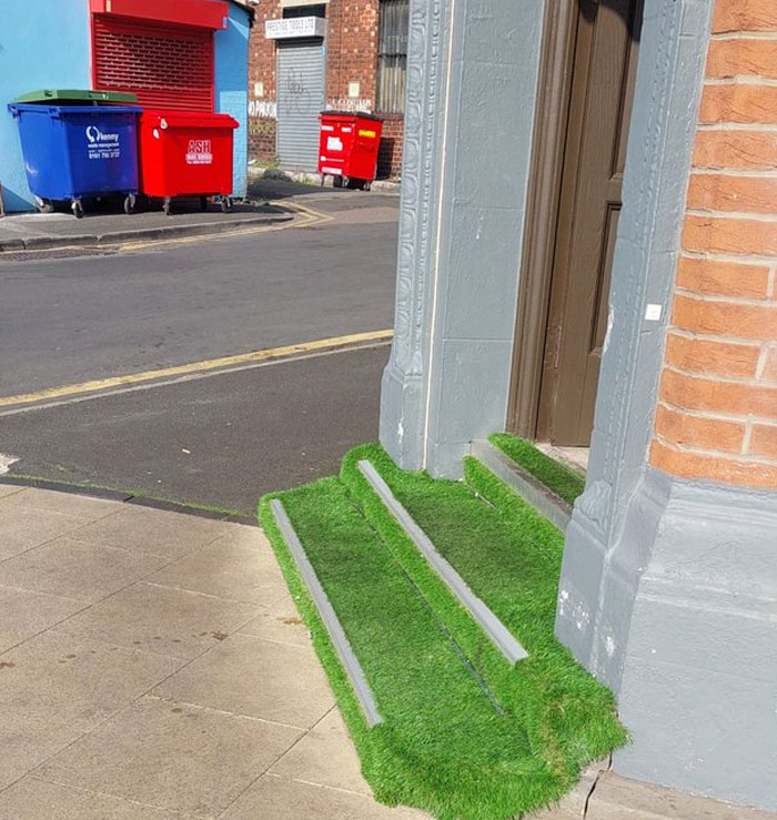 The Mysterious Lawn Steps