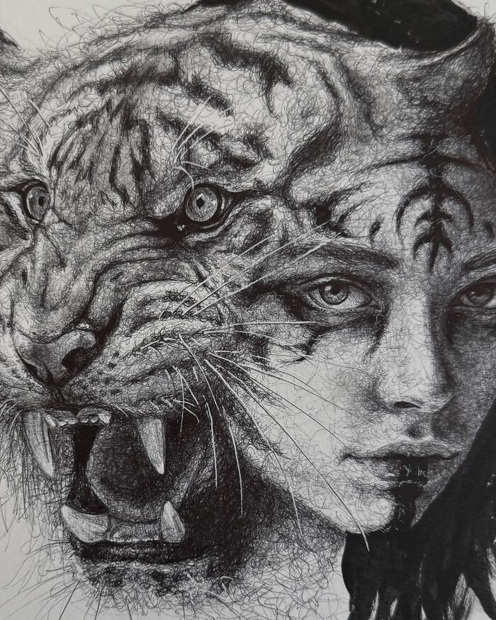 Get Lost In These Wildly Creepy and Beautiful Drawings From Vegas