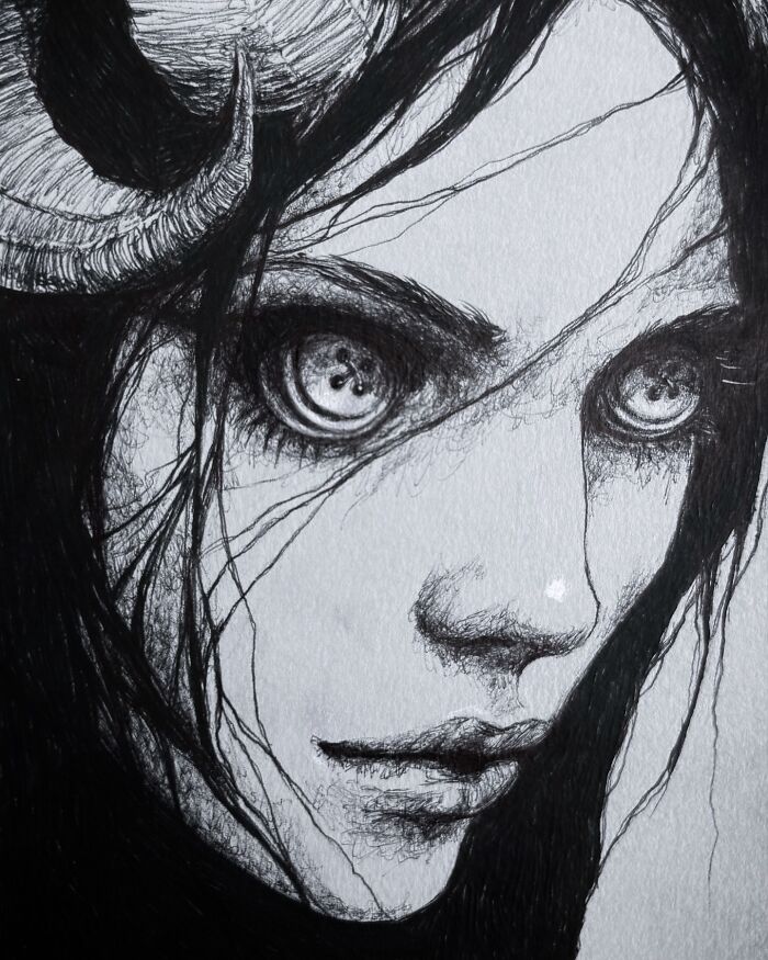 Get Lost In These Wildly Creepy and Beautiful Drawings From Vegas