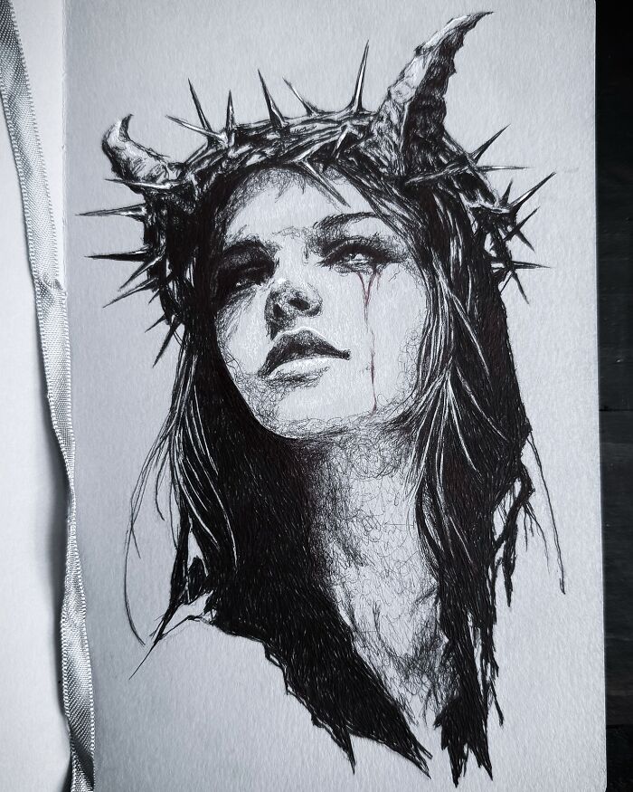 Get Lost In These Wildly Creepy and Beautiful Drawings From Vegas