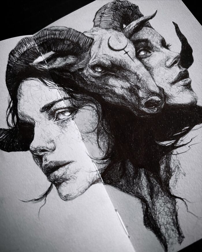 Get Lost In These Wildly Creepy and Beautiful Drawings From Vegas