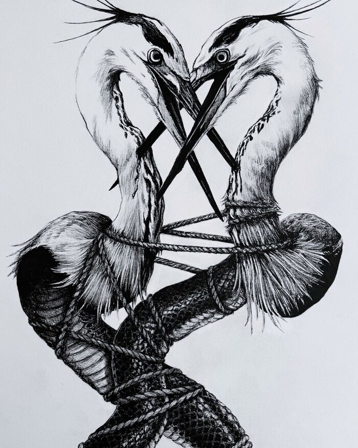 Get Lost In These Wildly Creepy and Beautiful Drawings From Vegas