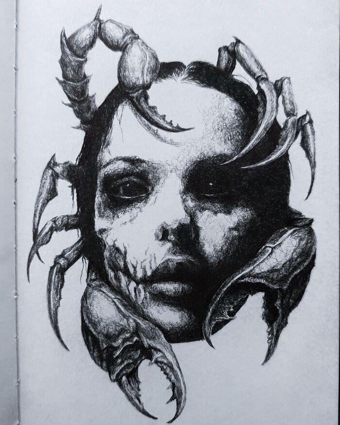 Get Lost In These Wildly Creepy and Beautiful Drawings From Vegas