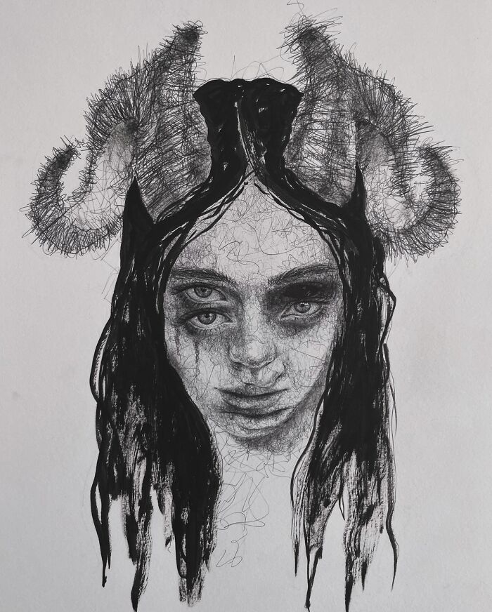 Get Lost In These Wildly Creepy and Beautiful Drawings From Vegas