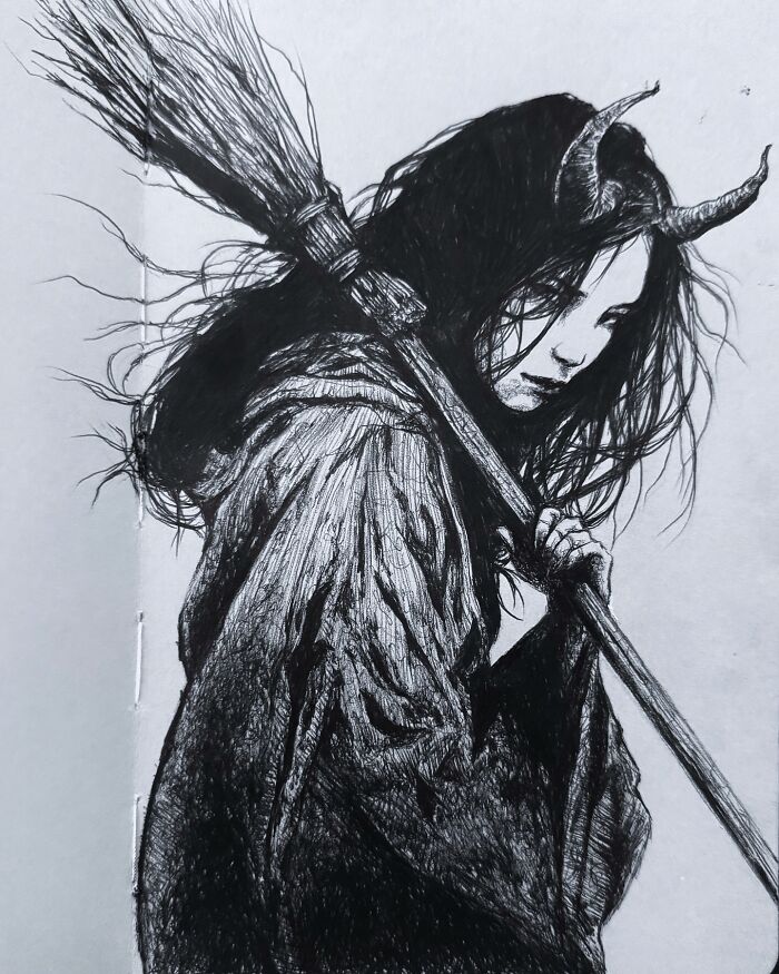 Get Lost In These Wildly Creepy and Beautiful Drawings From Vegas